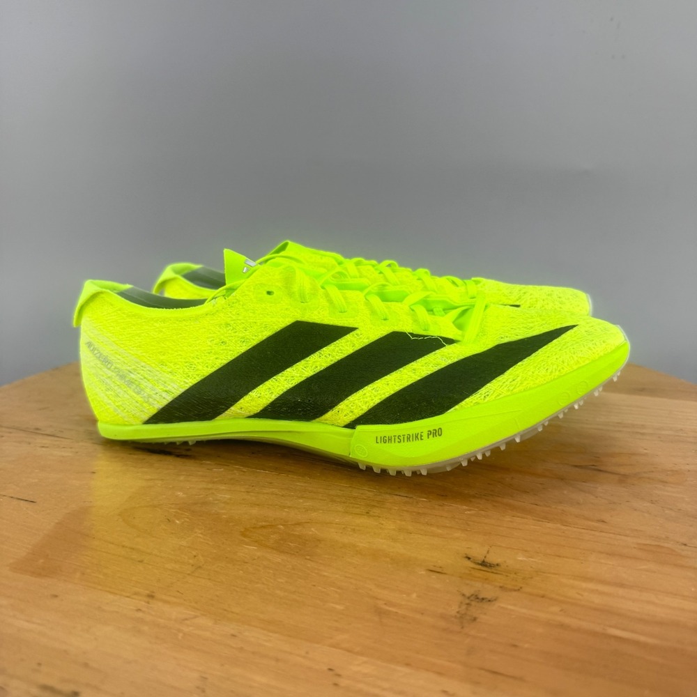 Mens 5.5 / Womens 6.5 - Adidas Adizero Prime SP 3 Strung Lucid Lemon Track Spike